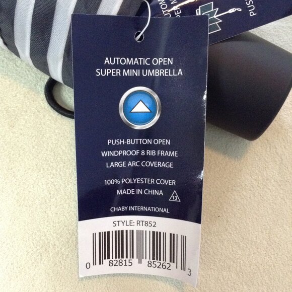 NWT Weather Station Extendable Umbrella, Portable, Fits in most Purses, Useful - Picture 4 of 4